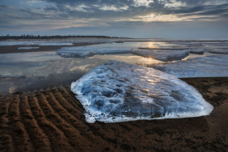 Large block of ice