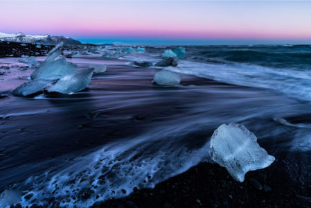 Magic beach ice color